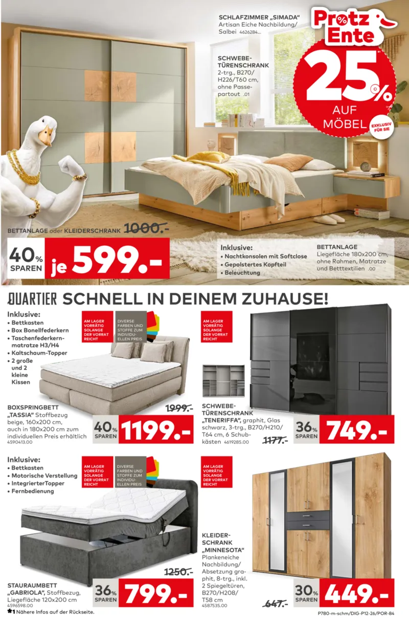 porta Möbel Prospekt vom 09.03.2026, Seite 9