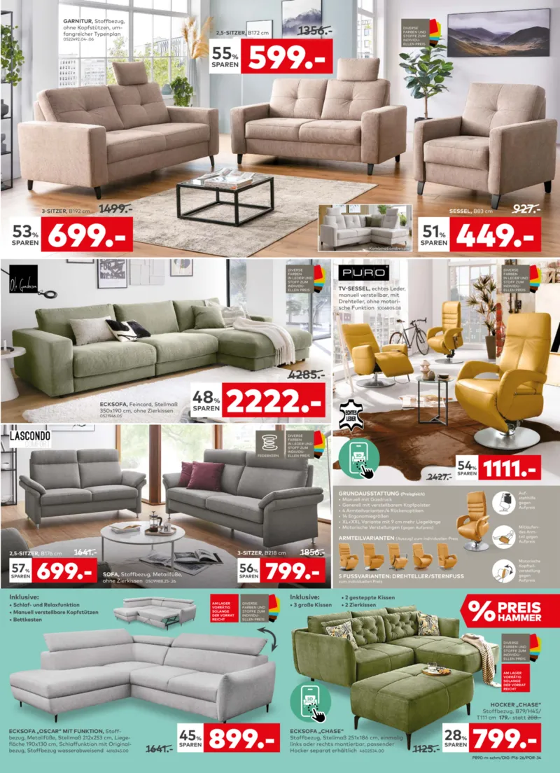 porta Möbel Prospekt vom 07.04.2026, Seite 3