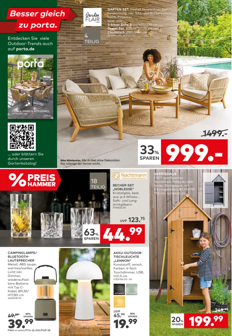 porta Möbel Prospekt vom 13.04.2026, Seite 2