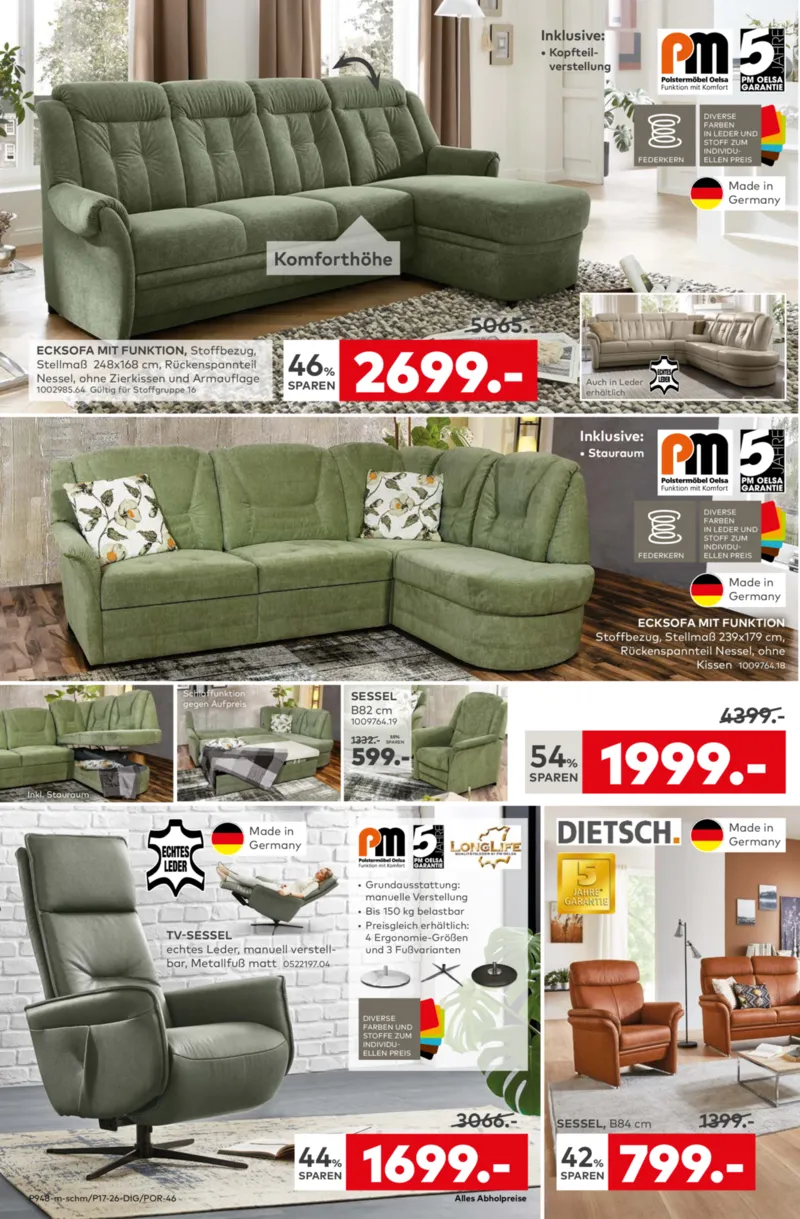 porta Möbel Prospekt vom 13.04.2026, Seite 10