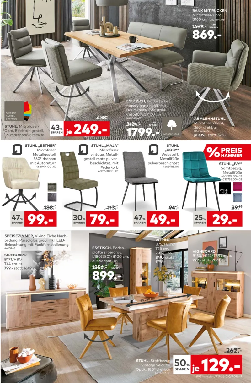 porta Möbel Prospekt vom 13.04.2026, Seite 13