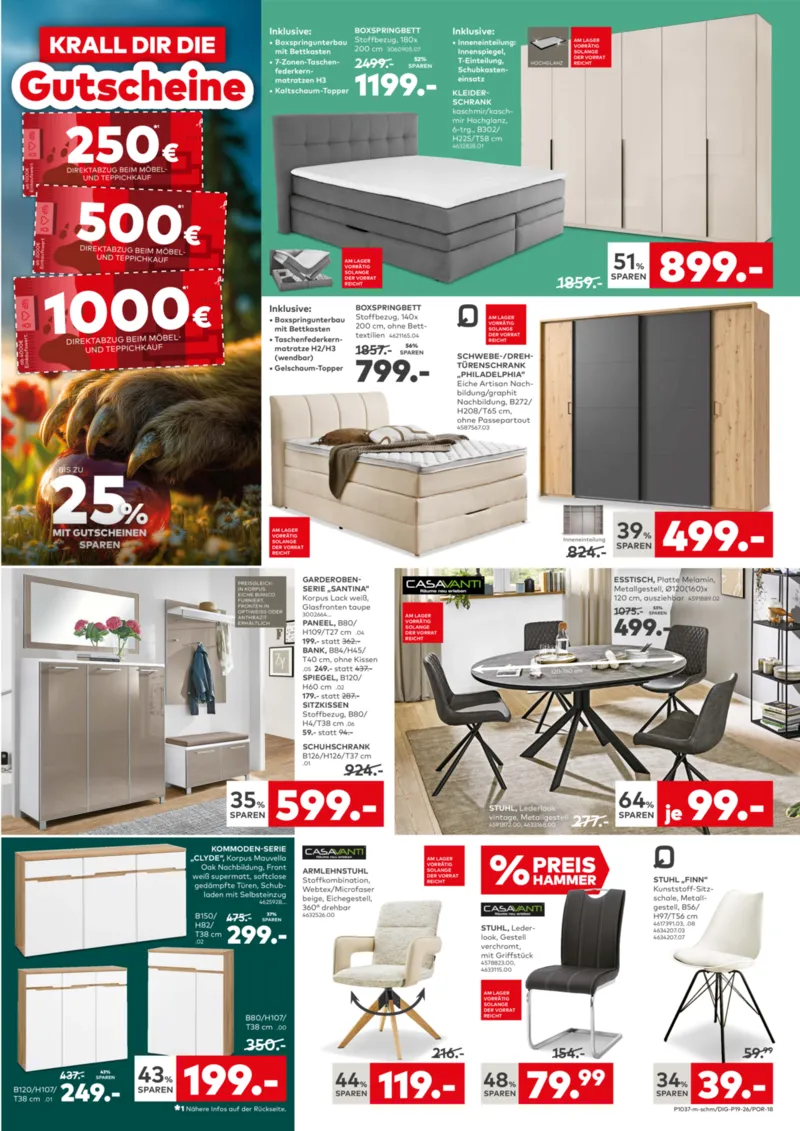 porta Möbel Prospekt vom 27.04.2026, Seite 3