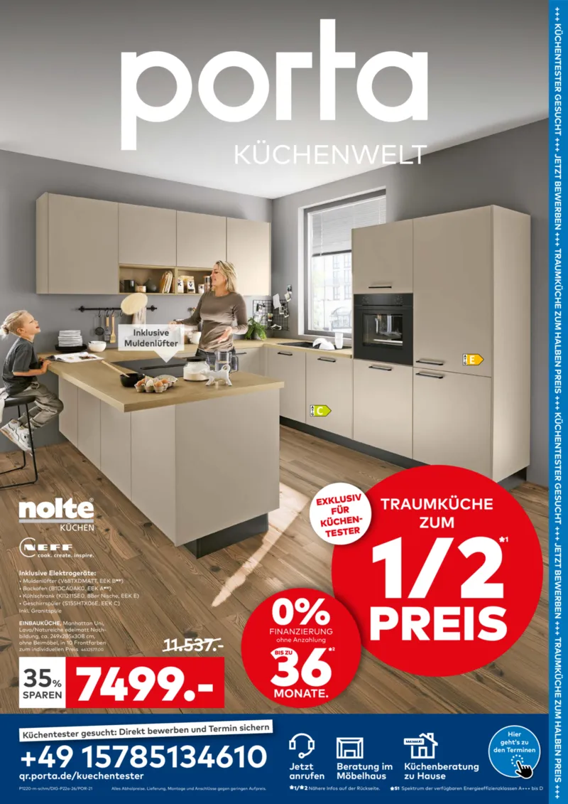 porta Möbel Prospekt vom 01.06.2026, Seite 1