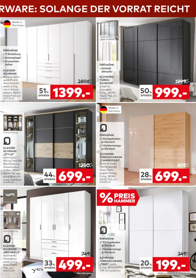 porta Möbel Prospekt vom 27.07.2026, Seite 9