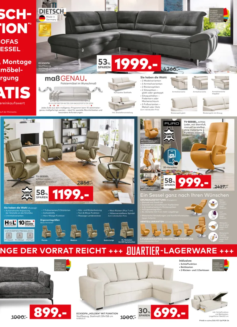 porta Möbel Prospekt vom 03.08.2026, Seite 3