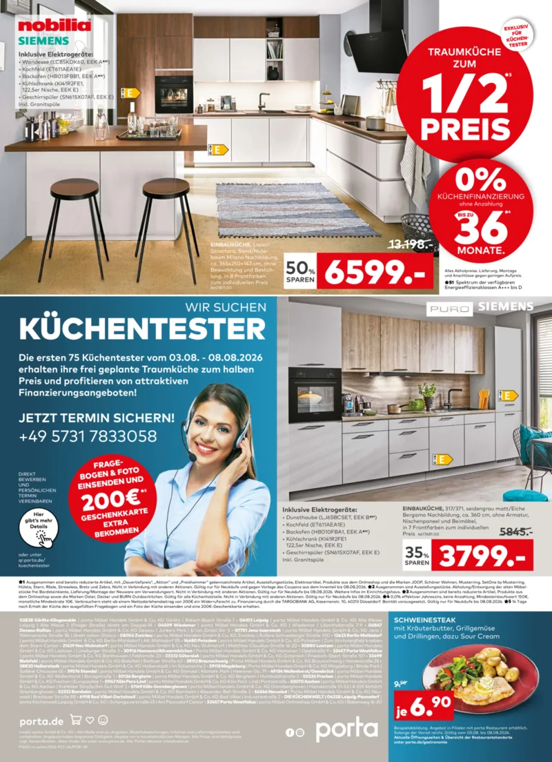porta Möbel Prospekt vom 03.08.2026, Seite 8