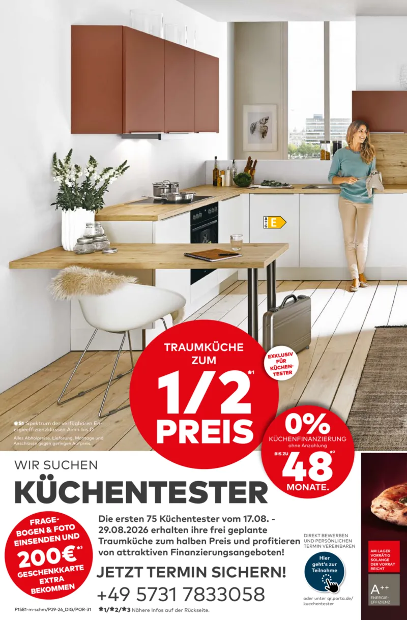 porta Möbel Prospekt vom 24.08.2026, Seite 2