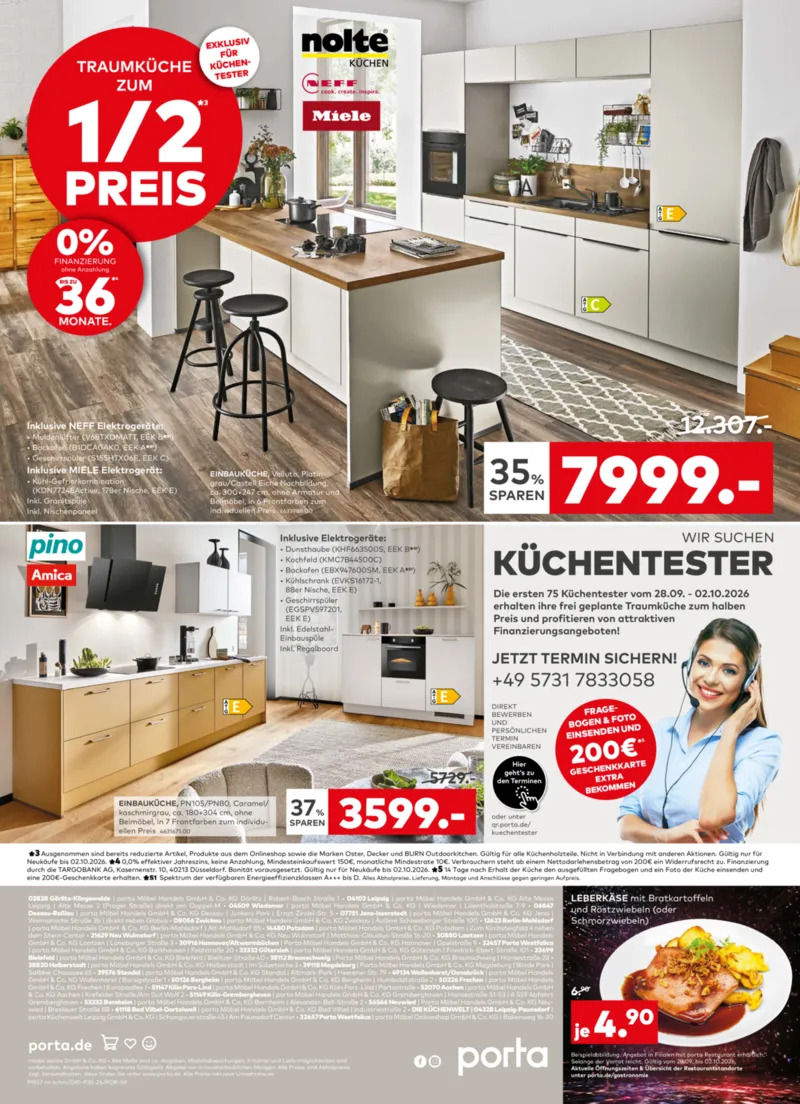 porta Möbel Prospekt vom 28.09.2026, Seite 8