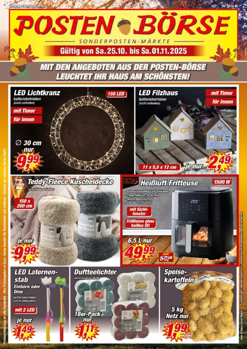 Posten Börse Prospekt vom 25.10.2025, Seite 1