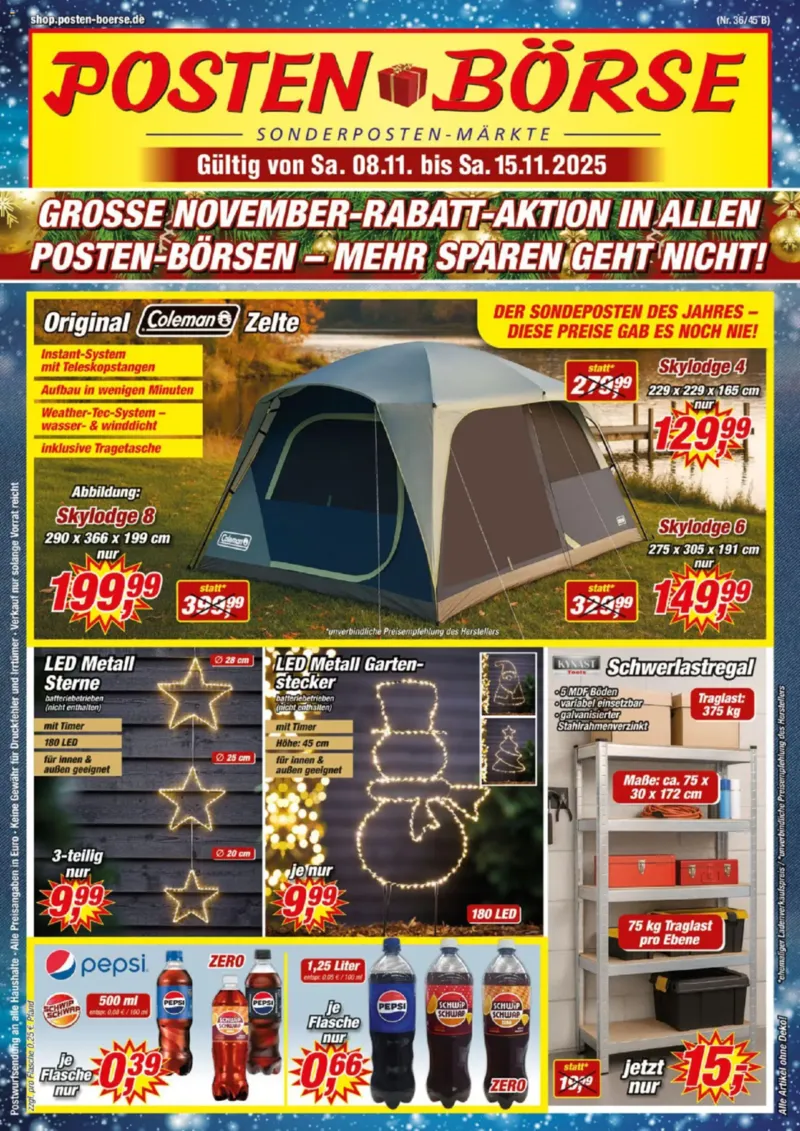 Posten Börse Prospekt vom 08.11.2025, Seite 1