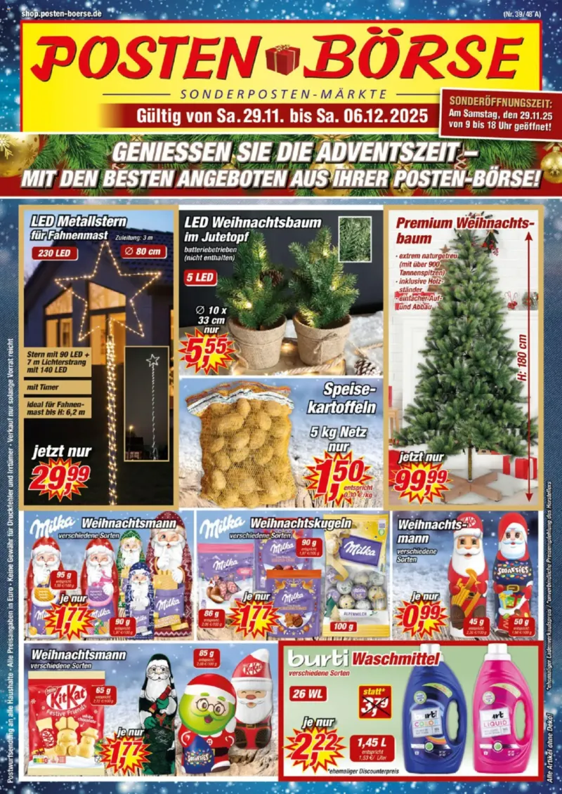 Posten Börse Prospekt vom 29.11.2025, Seite 1