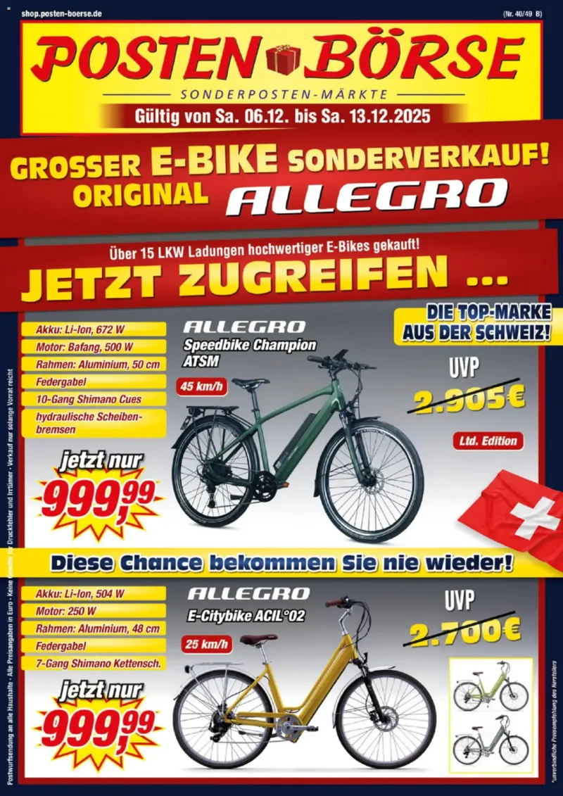 Posten Börse Prospekt vom 06.12.2025, Seite 1