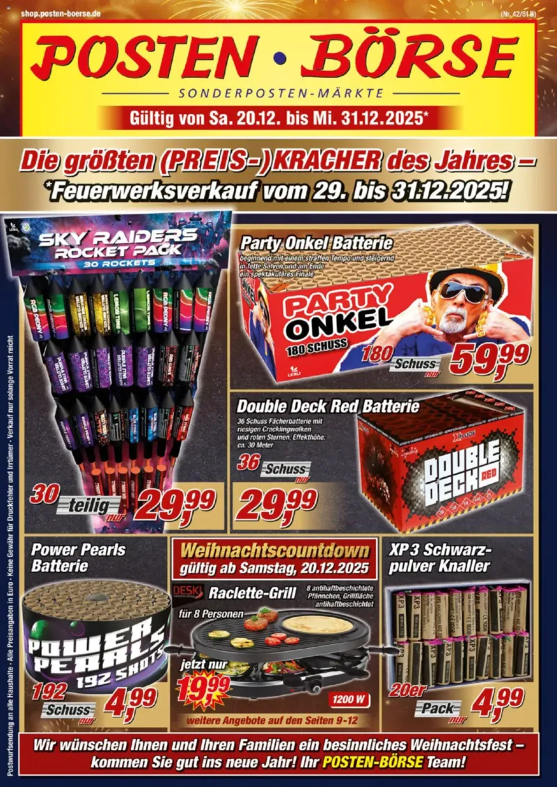 Posten Börse Prospekt vom 20.12.2025, Seite 1