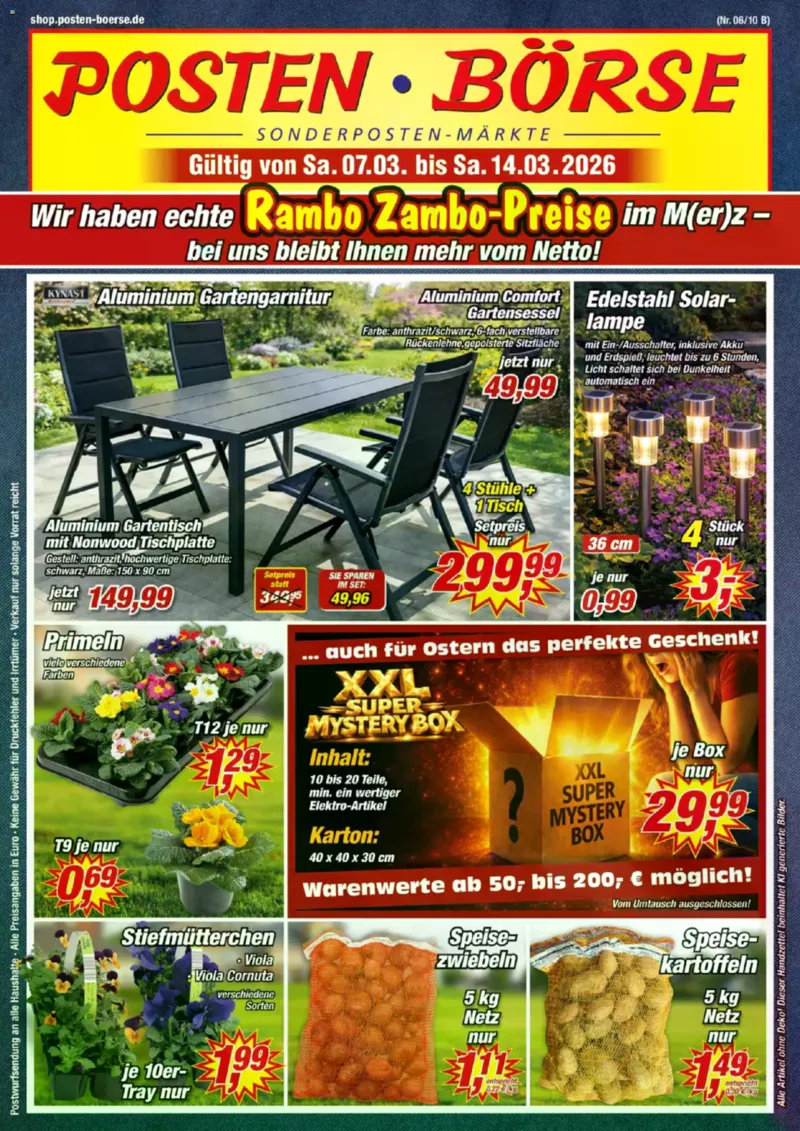 Posten Börse Prospekt vom 07.03.2026, Seite 1