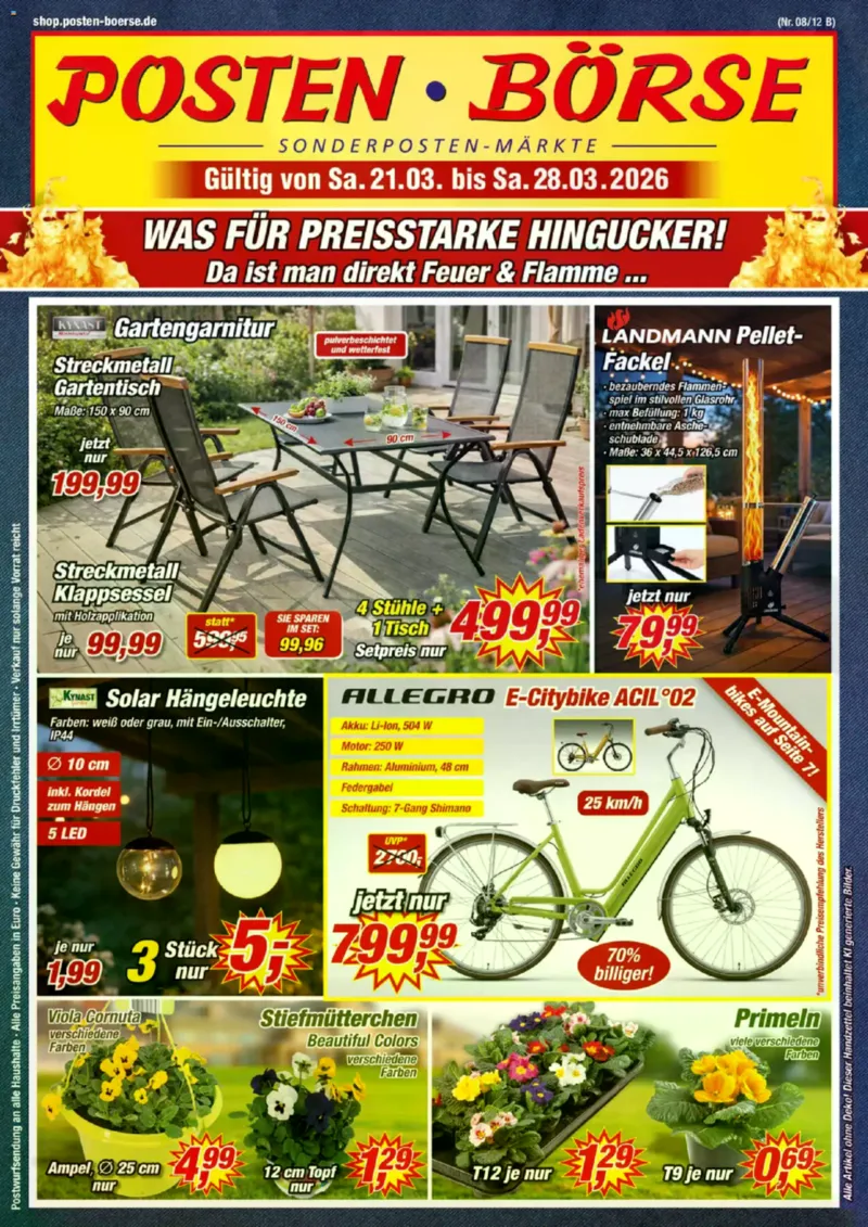 Posten Börse Prospekt vom 21.03.2026, Seite 1