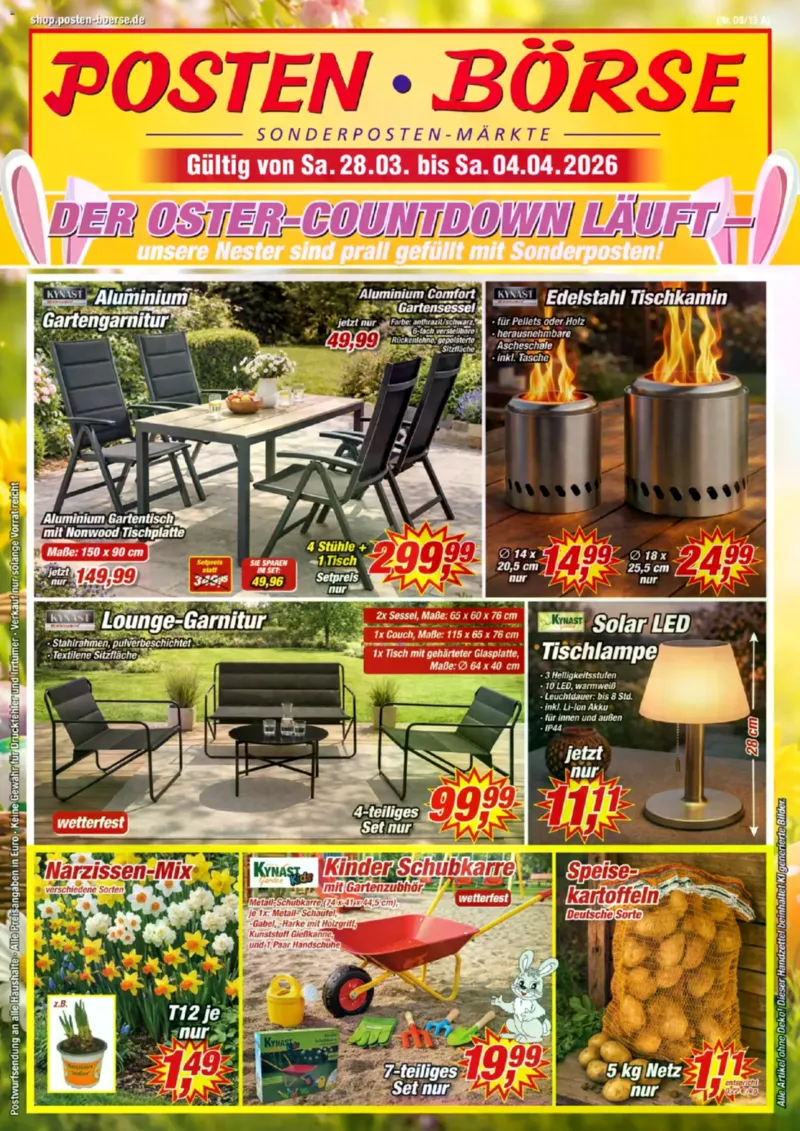 Posten Börse Prospekt vom 28.03.2026, Seite 1