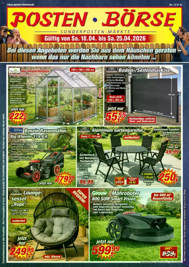 Posten Börse Prospekt vom 18.04.2026, Seite 1