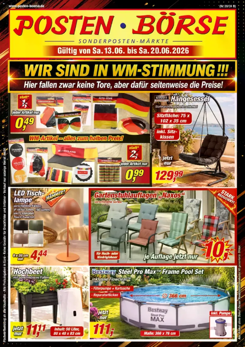 Posten Börse Prospekt vom 13.06.2026, Seite 1