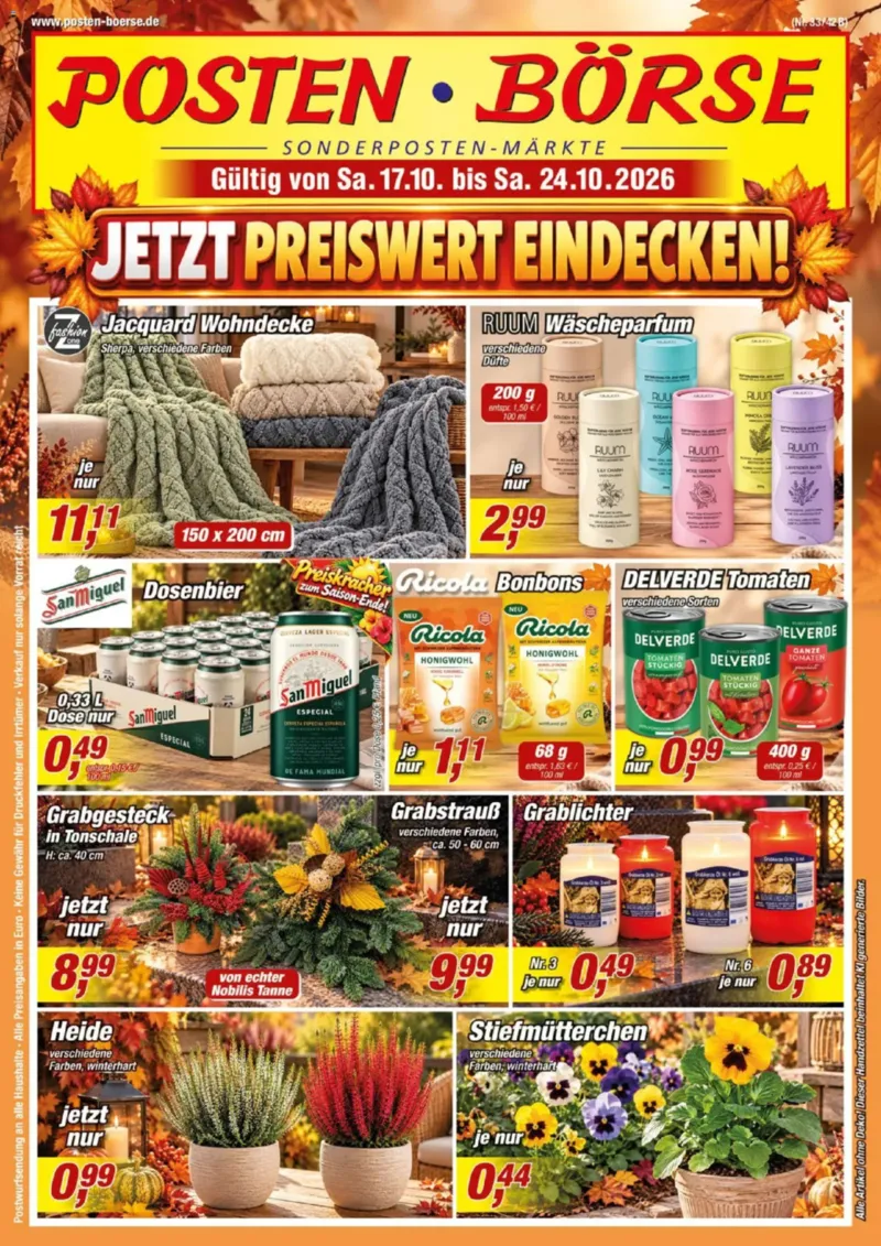 Posten Börse Prospekt vom 17.10.2026, Seite 1