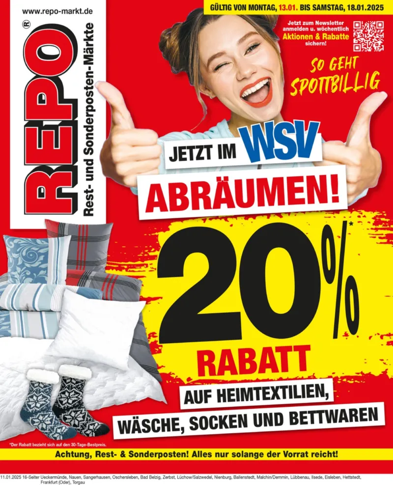 REPO-Markt Prospekt vom 13.01.2025, Seite 1