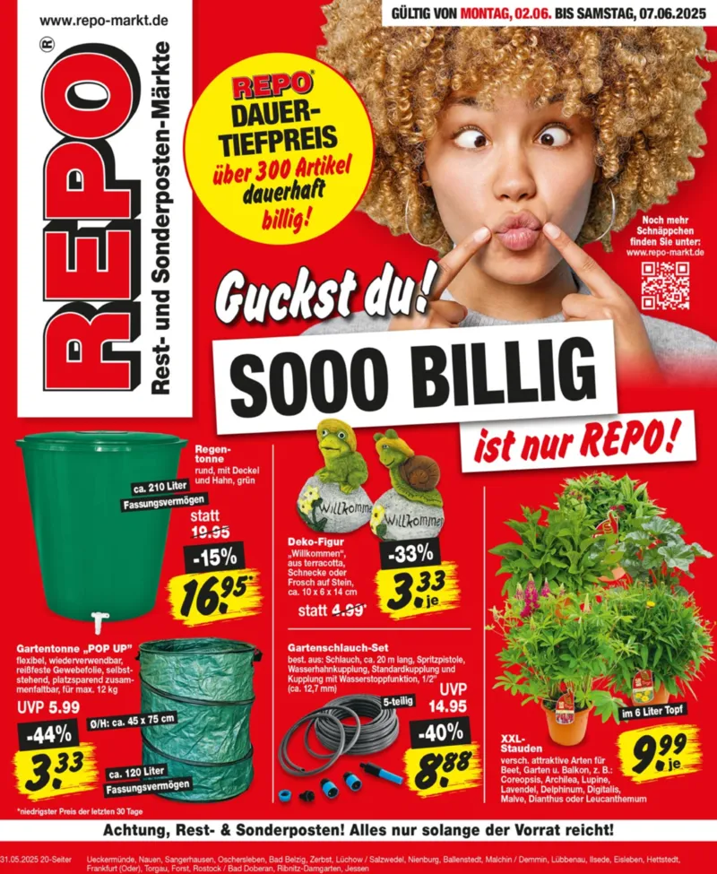 REPO-Markt Prospekt vom 02.06.2025, Seite 1