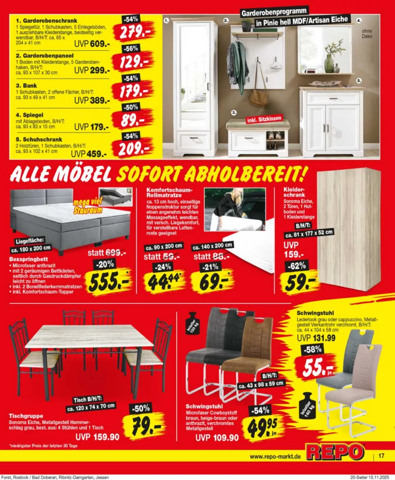 REPO-Markt Prospekt vom 17.11.2025, Seite 17