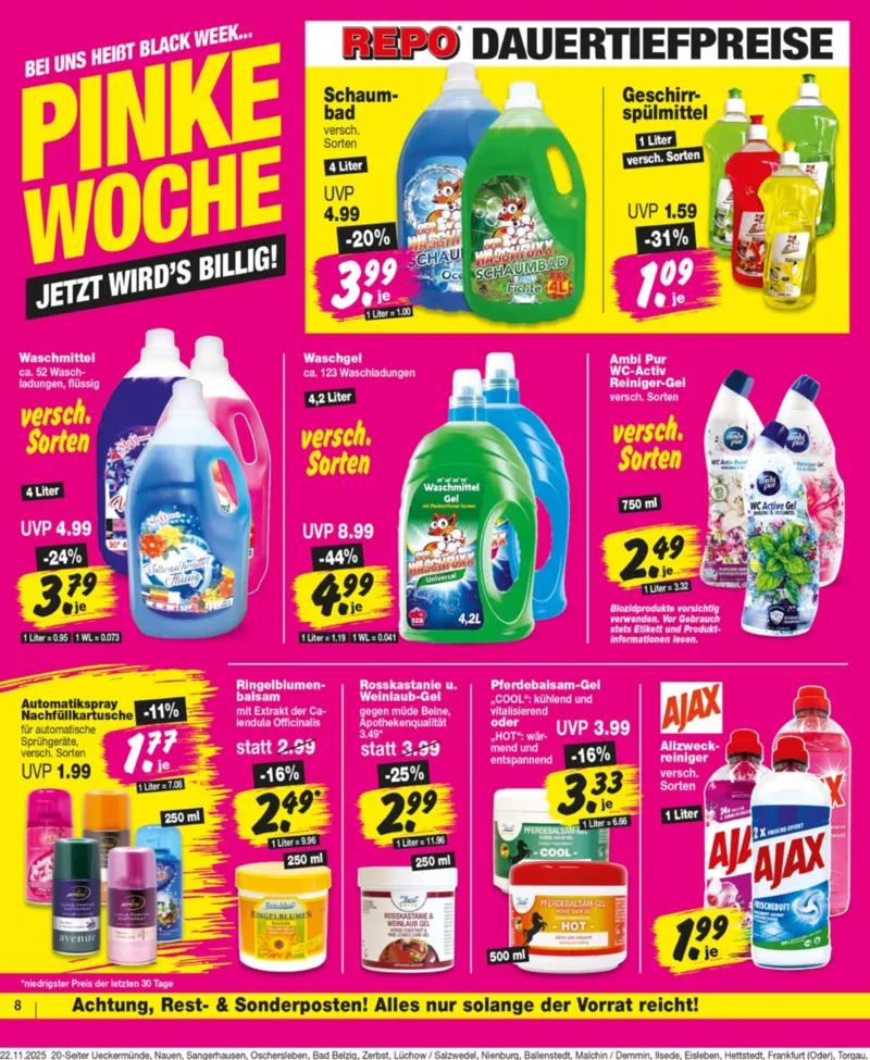 REPO-Markt Prospekt vom 24.11.2025, Seite 8