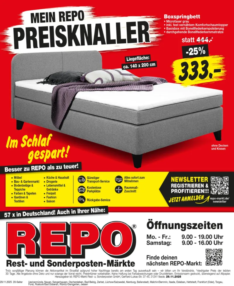 REPO-Markt Prospekt vom 01.12.2025, Seite 20