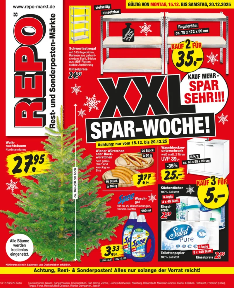 REPO-Markt Prospekt vom 15.12.2025, Seite 1