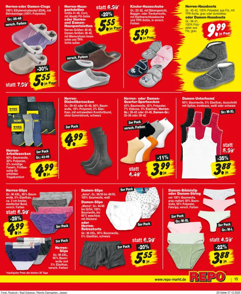 REPO-Markt Prospekt vom 29.12.2025, Seite 15