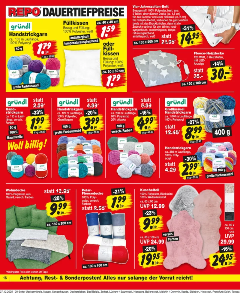 REPO-Markt Prospekt vom 29.12.2025, Seite 16