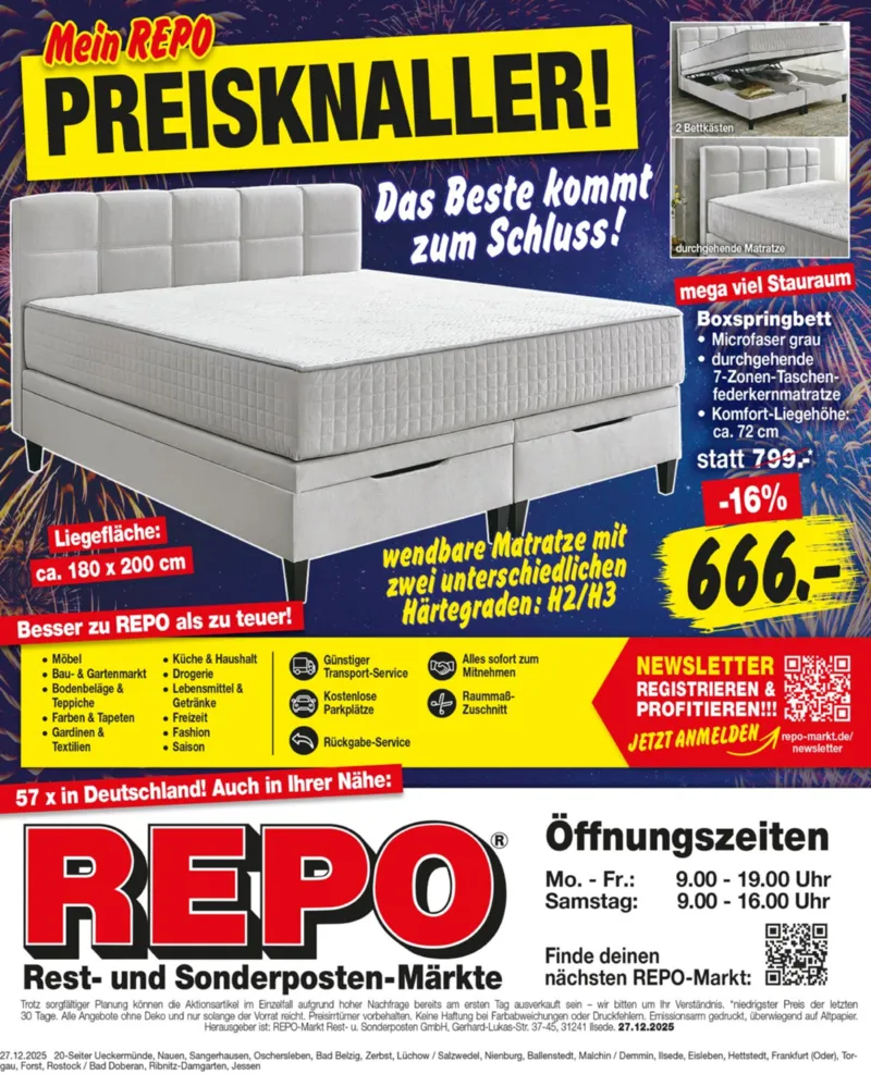 REPO-Markt Prospekt vom 29.12.2025, Seite 20
