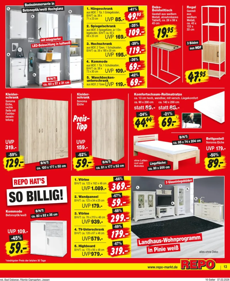 REPO-Markt Prospekt vom 09.02.2026, Seite 13