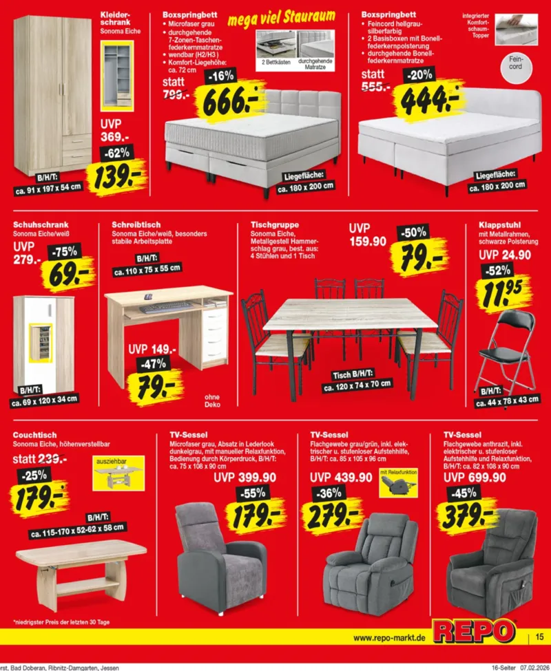 REPO-Markt Prospekt vom 09.02.2026, Seite 15