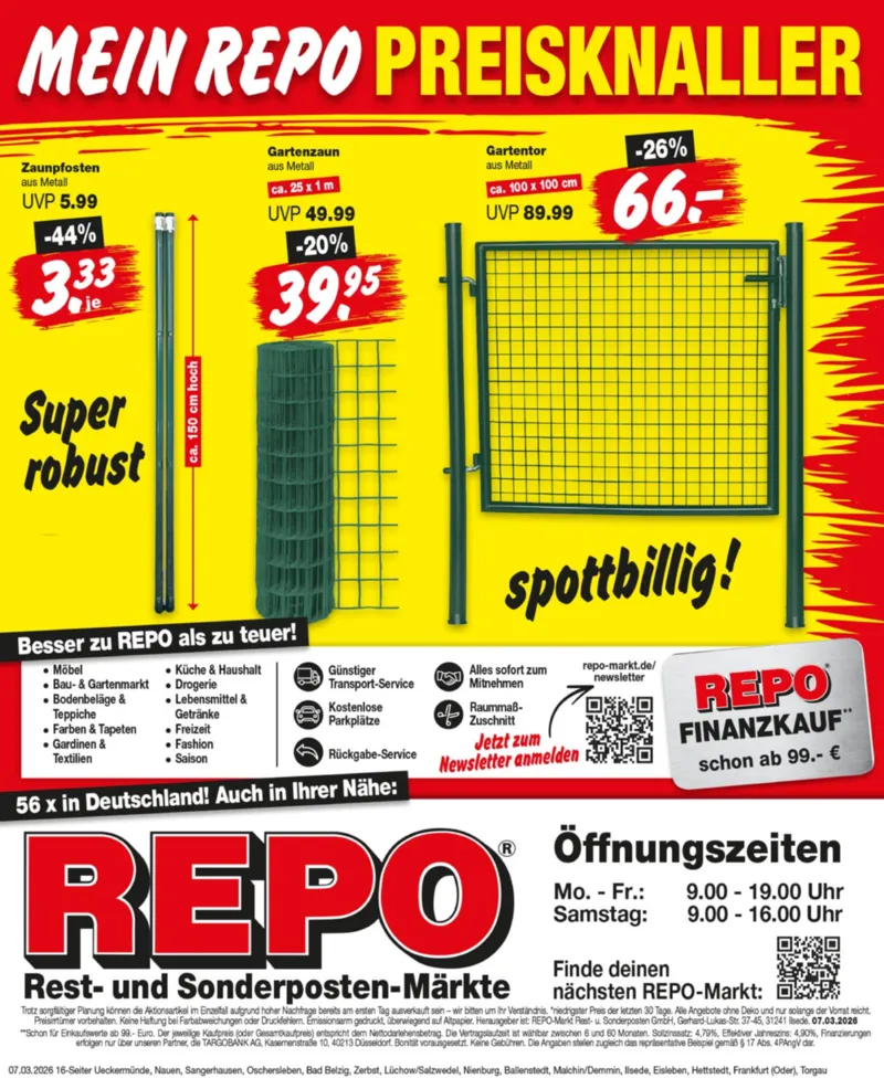 REPO-Markt Prospekt vom 09.03.2026, Seite 16