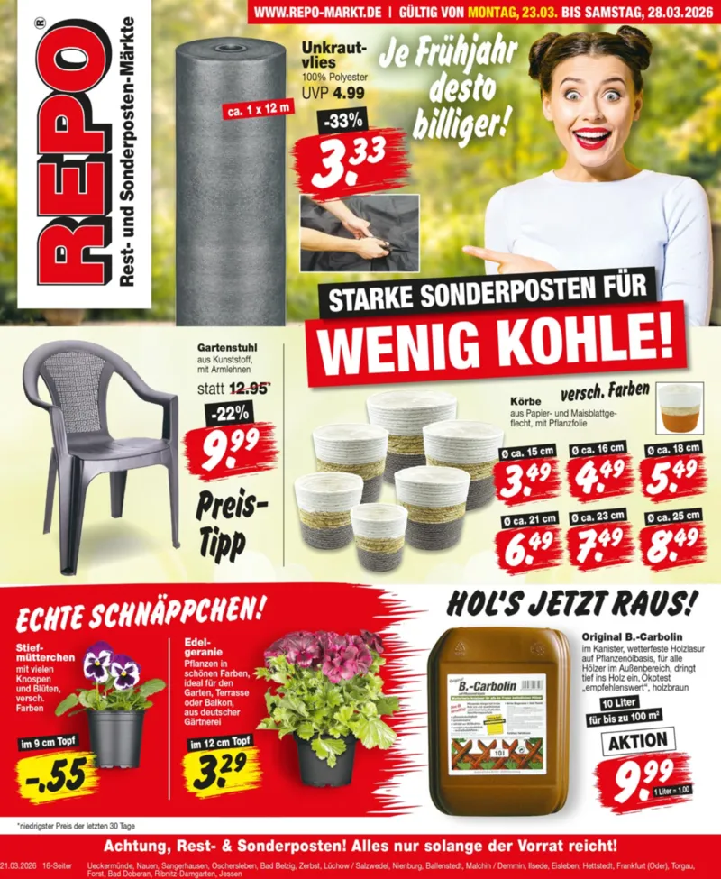 REPO-Markt Prospekt vom 23.03.2026, Seite 1