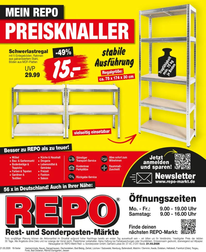 REPO-Markt Prospekt vom 23.03.2026, Seite 16