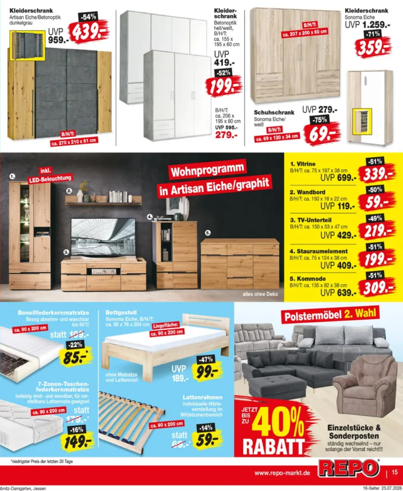REPO-Markt Prospekt vom 27.07.2026, Seite 15