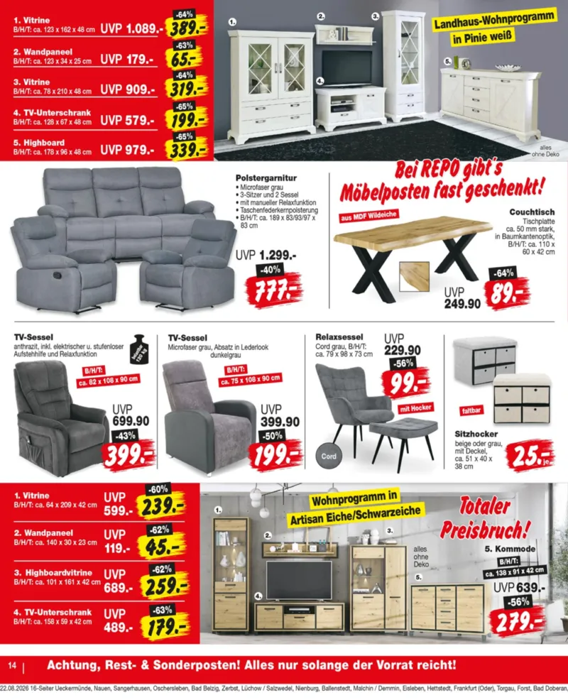 REPO-Markt Prospekt vom 24.08.2026, Seite 14