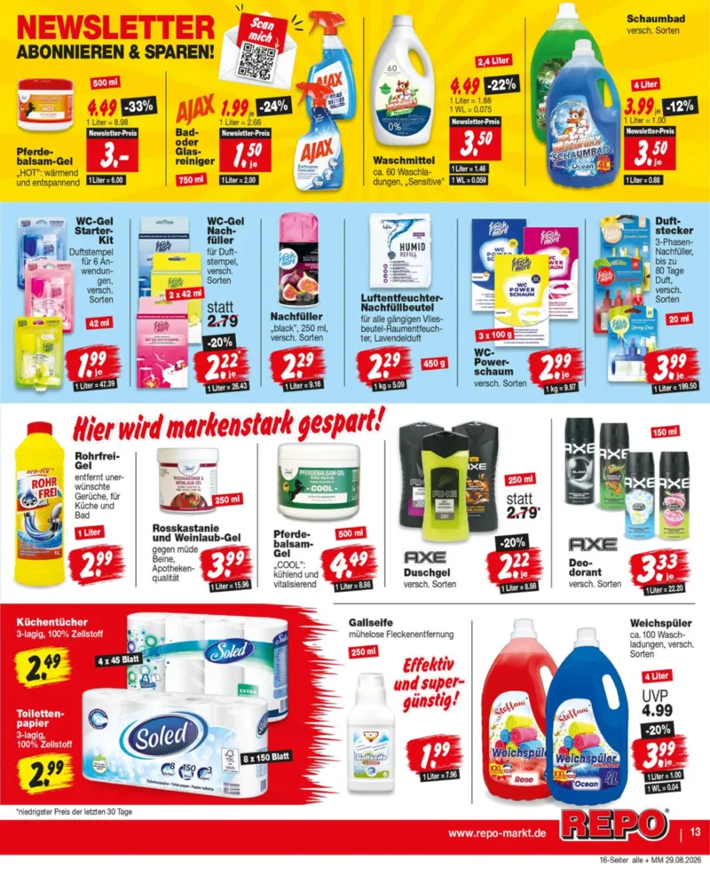 REPO-Markt Prospekt vom 31.08.2026, Seite 13
