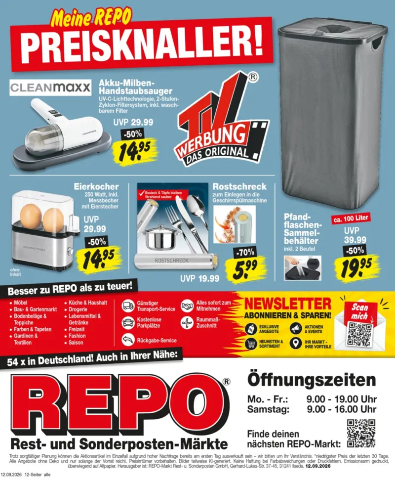 REPO-Markt Prospekt vom 14.09.2026, Seite 12