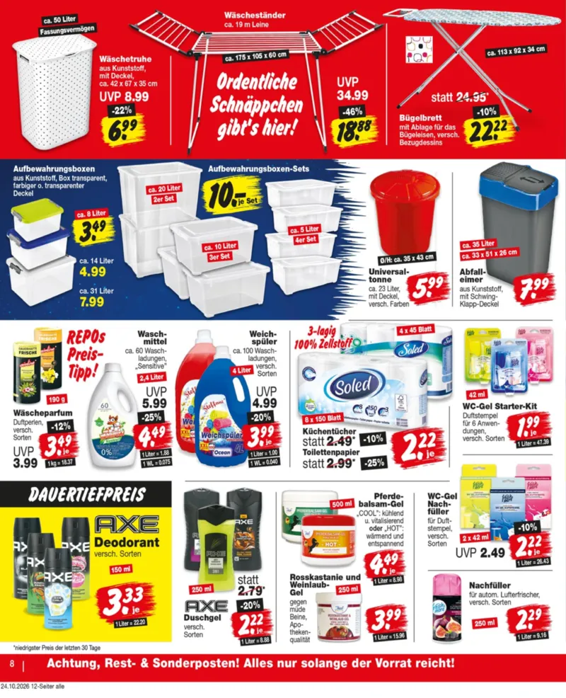 REPO-Markt Prospekt vom 26.10.2026, Seite 8