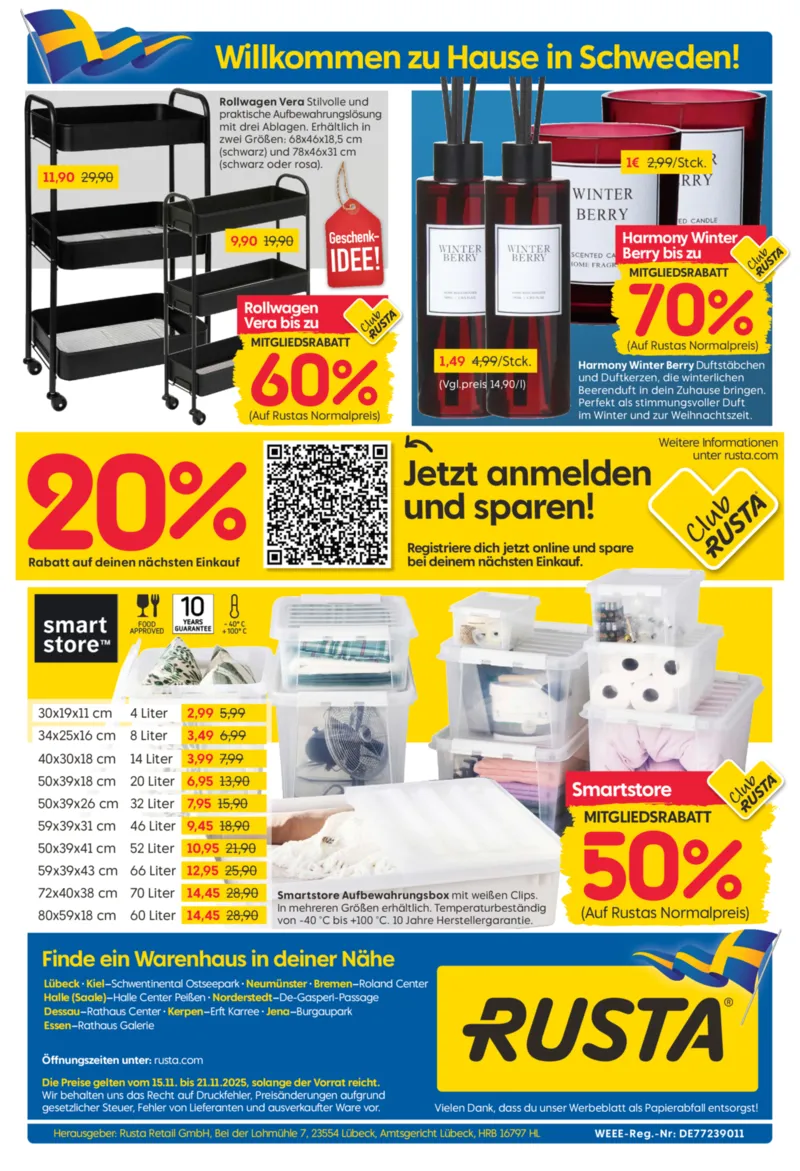 Rusta Prospekt vom 15.11.2025, Seite 20