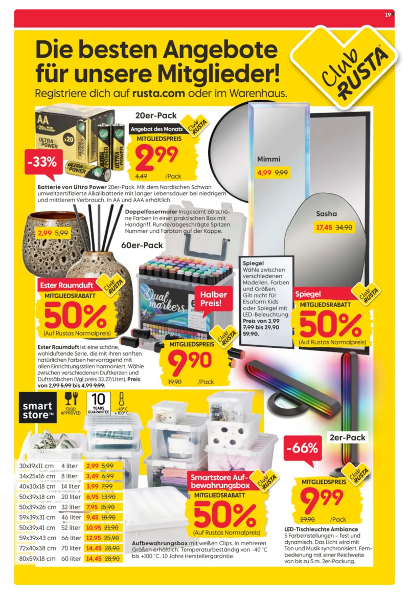 Rusta Prospekt vom 22.11.2025, Seite 19