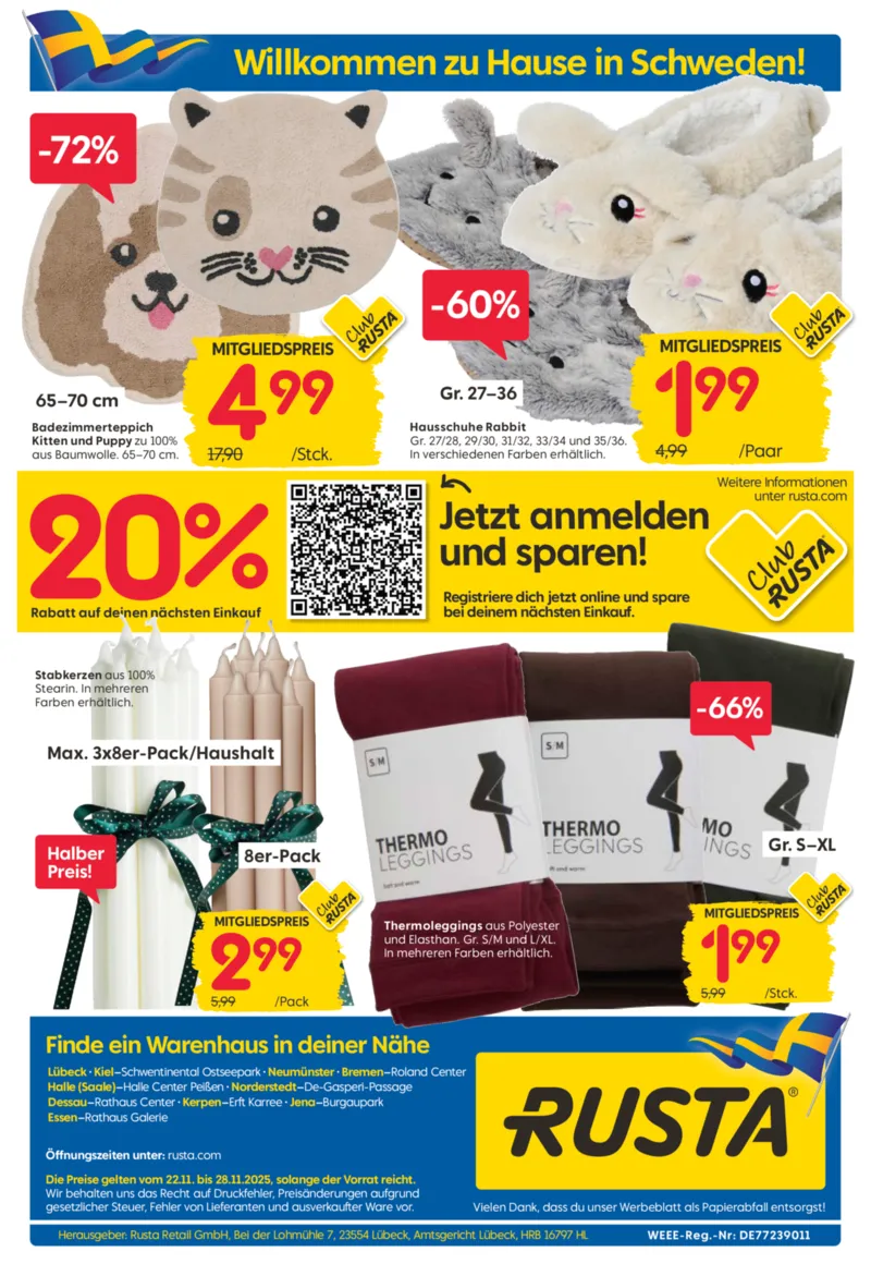 Rusta Prospekt vom 22.11.2025, Seite 20
