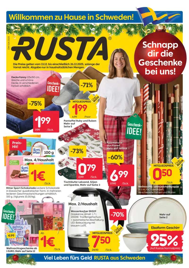 Rusta Prospekt vom 13.12.2025, Seite 1