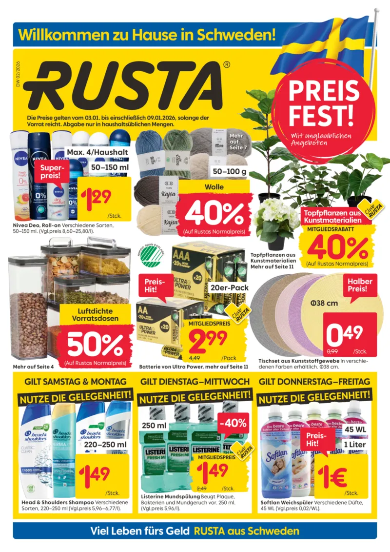Rusta Prospekt vom 03.01.2026, Seite 1