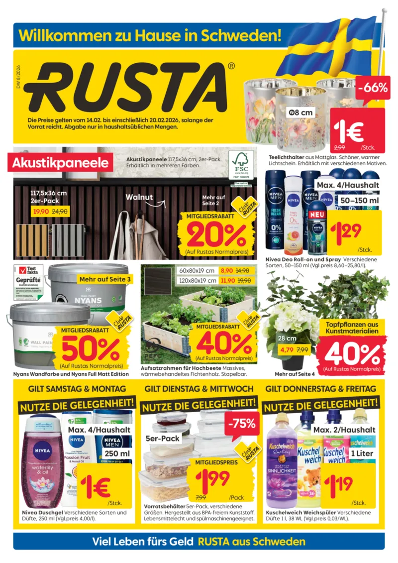 Rusta Prospekt vom 14.02.2026, Seite 1