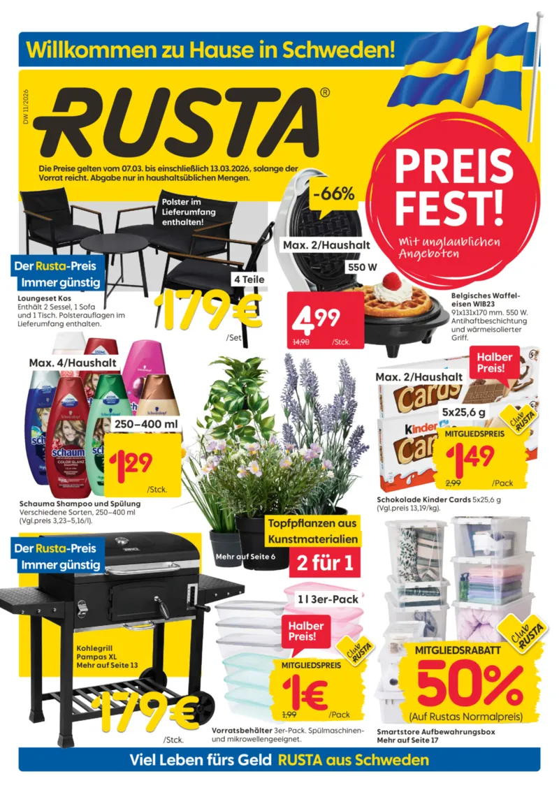 Rusta Prospekt vom 07.03.2026, Seite 1