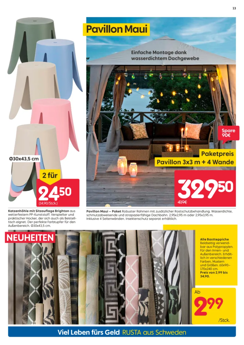 Rusta Prospekt vom 04.04.2026, Seite 13